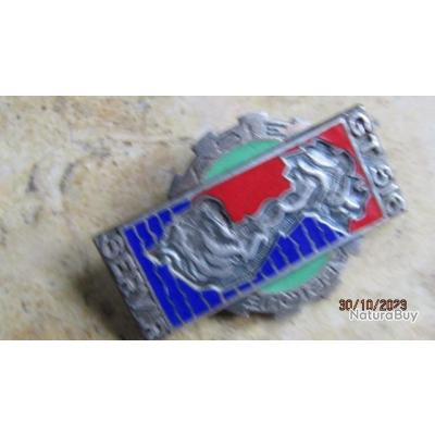 Insigne Militaire Original - Indochine Vietnam, 5° DDVT Train Transport - Occasion TBE