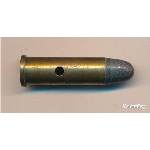UNE  CARTOUCHE .38 Spcial revolver  Poudre noire par SFM inerte usine balle plomb