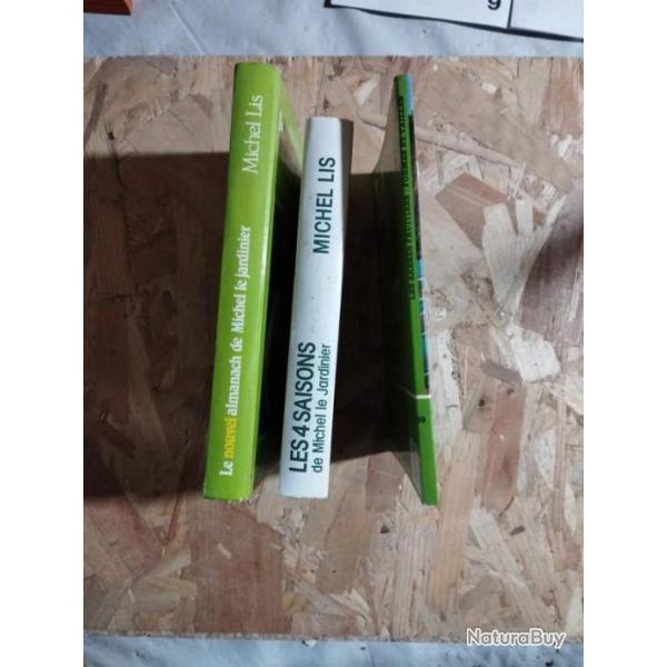 lot de trois livres de jardinage