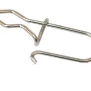 Émerillons POWERLINE N°5 à Agrafe Grande Ouverte En Inox - Lot De 7, Pour Carnassiers