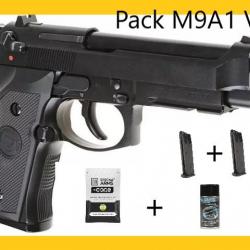 Beretta 92 "M9A1" V.2 / Pack Pistolet Airsoft