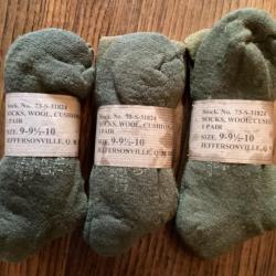 WW2: Paire de chaussettes réglementaires US