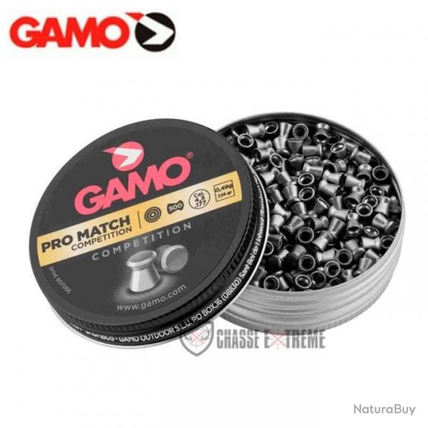 500 Plombs GAMO Pro Match Comptition Cal 4,5 mm