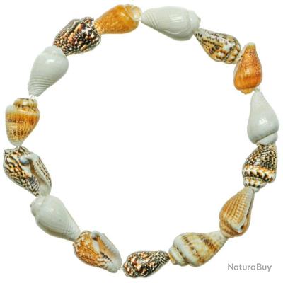 Bracelet Extensible Avec Coquillages - Blanc - Neuf Avec étiquettes - Naturosphère