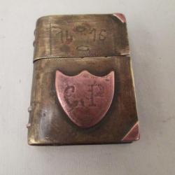 véritable - autenthique - briquet de poilu - livre - artisanat de tranchée -  14 -16