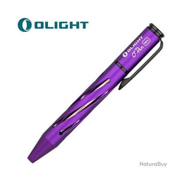Olight O'Pen Mini - Mini stylo  bouton Type L - Violet