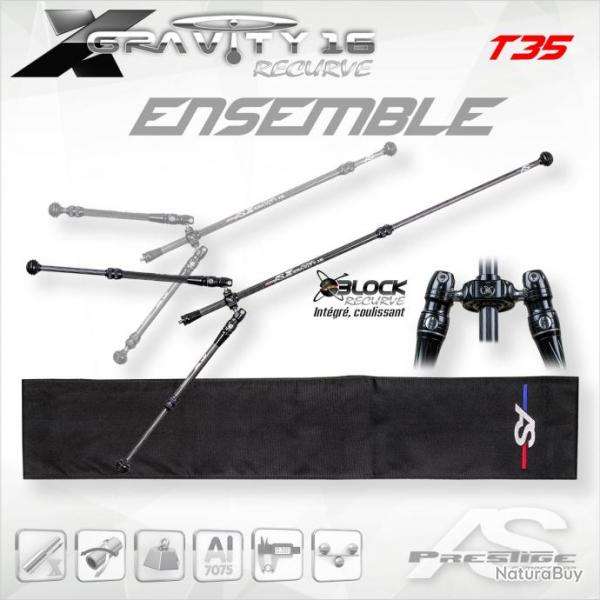 ARC SYSTEME - Ensemble X-GRAVITY 16Recurve 35 mm