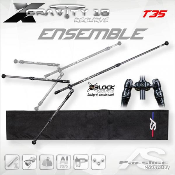 ARC SYSTEME - Ensemble X-GRAVITY 18Recurve 35 mm