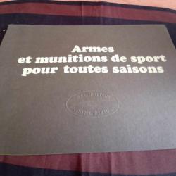 Livret publicitaire Remington armes et munitions de sport