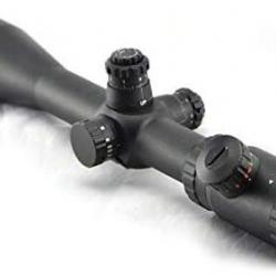 lunettes de tir Visionking 4-16x44 Chasse Mil-Dot Tactique Couleur noire avec Anneau de Montage
