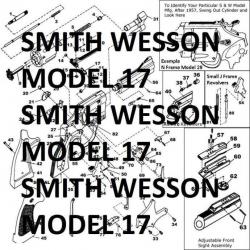 éclaté SMITH WESSON model 17 (envoi par mail) - VENDU PAR JEPERCUTE (m1749)