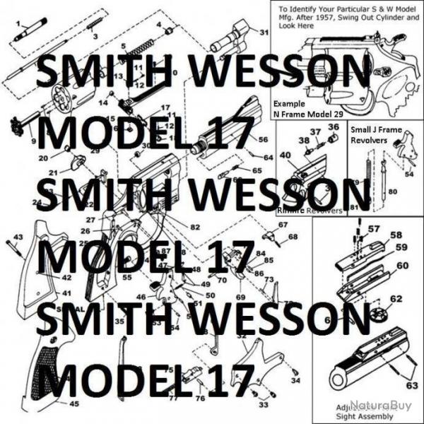 clat SMITH WESSON model 17 (envoi par mail) - VENDU PAR JEPERCUTE (m1749)