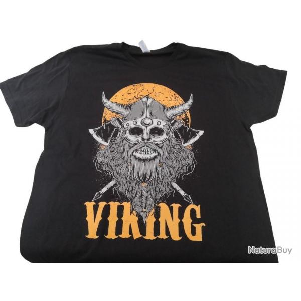 T-shirt militaria  Guerrier Viking- 100 % coton manches courtes