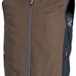 Gilet chauffant PRESTIGE marron SOMLYS