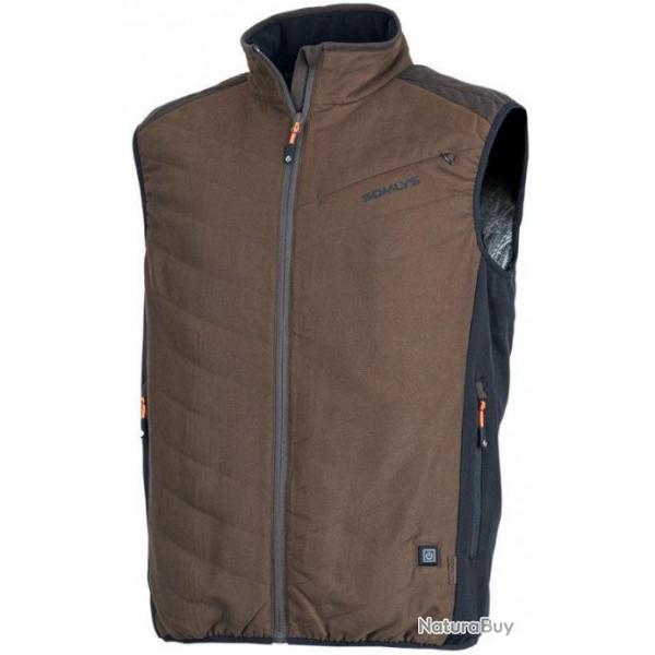 Gilet chauffant PRESTIGE marron SOMLYS