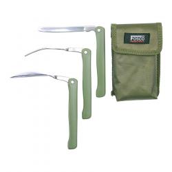 Kit de couverts pliables (3 pièces) (Couleur Kaki)