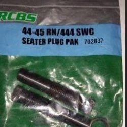 RCBS 44 - 45 RN  444 SWC Seater Plug pak 702837 - poussoirs de balles pour siégeur