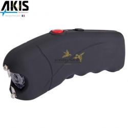 Shocker 2 400 000 volts avec lampe LED et étui en simili cuir - AKIS (marque française)