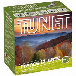 25 cartouche Tunet France Chasse 12/70 36g pb4 (Taille 4)