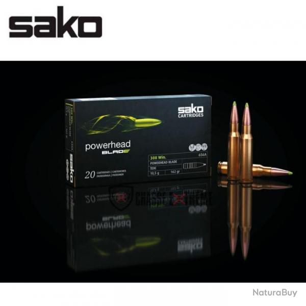 20 Munitions SAKO Powerhead Blade 150 gr cal 308 Win