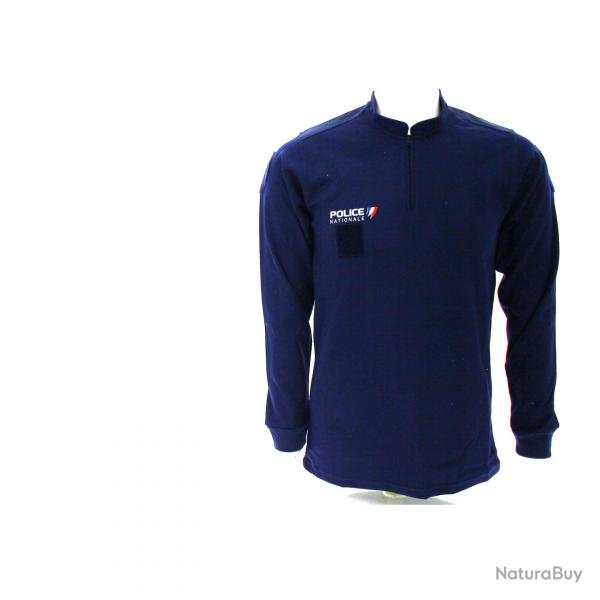 Polo manches longues Police Nationale