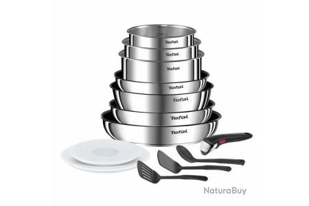 Batterie de Cuisine TEFAL 10 pièces - Poêles et casseroles (11117020)