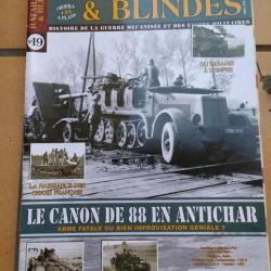 REVUE BATAILLE &BLINDES N19 NAISSANCE CHAR FRANCAIS CANON 88 ANTO CHAR BATAILLE DE KHARJI GOLFE 1991