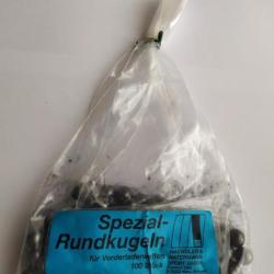 Balles rondes en plombs H&N Cal.45 (.450") - Sachet de 100