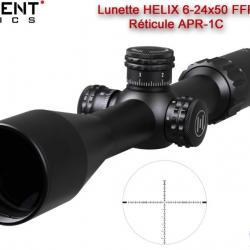 Lunette Element Optics HELIX 6-24x50 FFP - Réticule APR-1C MRAD