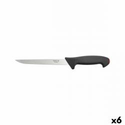 6 Pièces - Couteau de cuisine SABATIER Pro Tech Longueur lame 18 cm Acier inoxydable II