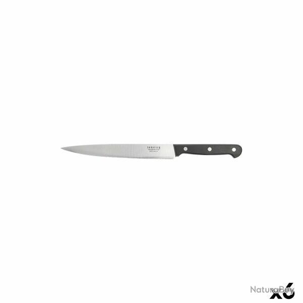 6 Pices - Couteau de cuisine  filet SABATIER Universal Longueur lame 18 cm Acier inoxydable