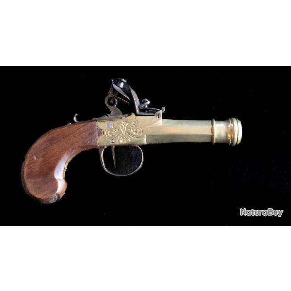 Petit pistolet  silex de marine Rf 605