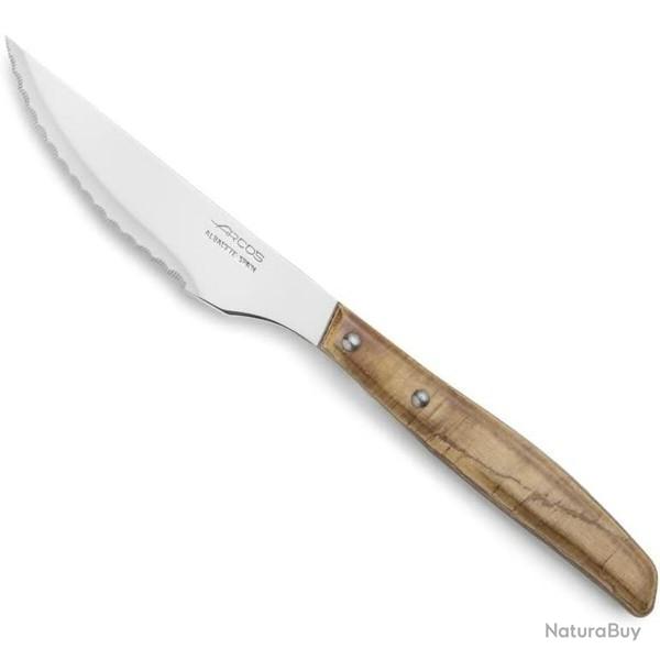 Ensemble de 6 pices - Couteau de cuisine ARCOS Bois Acier inoxydable Longueur lame 11 cm