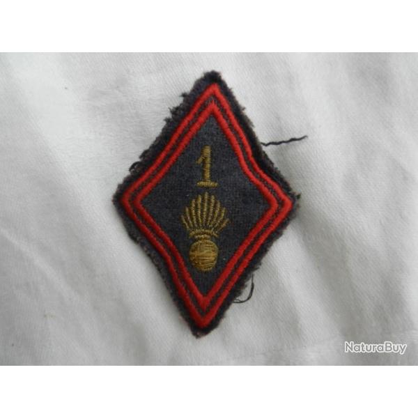 losange de bras militaire 1er rgiment d'infanterie