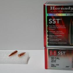 OGIVE HORNADY 30702 CAL. 30 180 GR SST X100