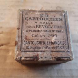Boite vide 25 cartouches 320 Bouledogue Cartoucherie Française