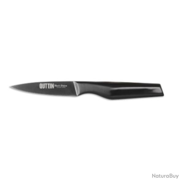 Couteau de cuisine Eplucheur QUTTIN Black dition Longueur lame 10,5 cm Acier inoxydable