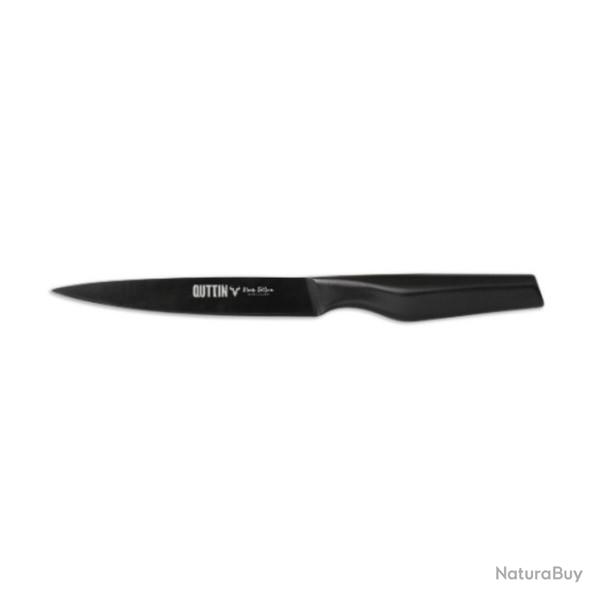 Couteau de cuisine Eplucheur QUTTIN Black dition Longueur lame 13 cm Acier inoxydable