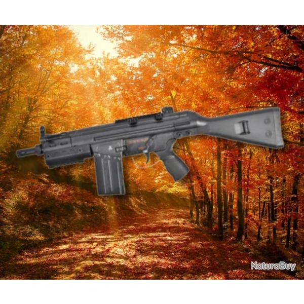 MP5 T3 SAS Jing Gong Airsoft AEG - Rplique fidle du MP5 HK54 - 360 fps - Pistolet-mitrailleur