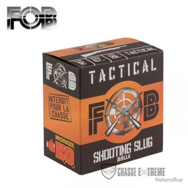 100 Cartouches FOB Slug Tactical Cal 12/67