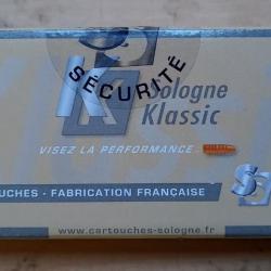 79 MUNITIONS SOLOGNE Calibre 222 REMINGTON NOSLER BT 55 gr