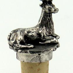 Bouchon étain Cerf couché
