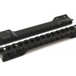Rail Acier picatinny RUSAN pour carabine Browning X Bolt - Boitier LONG - Type 30.06w, 7x64, 270 ...