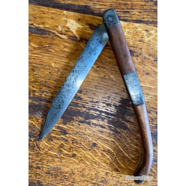 Grand couteau Navaja ancien