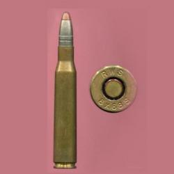 8 x 68S - RWS - balle nickel pointe cuivre