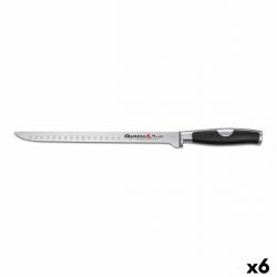 6 Pièces - Couteau de cuisine à Jambon QUTTIN Moare Longueur lame 27 cm Acier inoxydable
