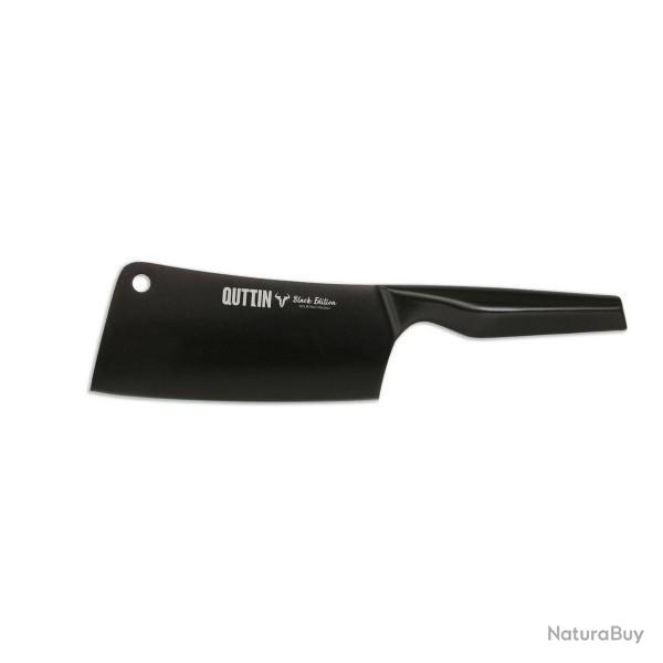 Couteau de cuisine QUTTIN Black Edition Longueur lame 17,5 cm Acier inoxydable