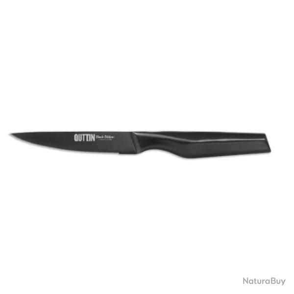Couteau de cuisine  Viandes QUTTIN Black Edition Longueur lame 11 cm Acier inoxydable