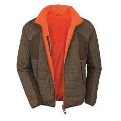 DB24 - VESTE BLASER PRIMALOFT REVERSIBLE MARRON/ORANGE