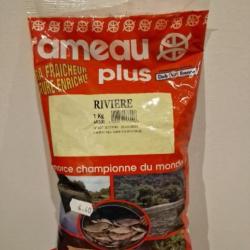 Lot de 8 sachets d'amorce Rameau plus rivière 1 kg